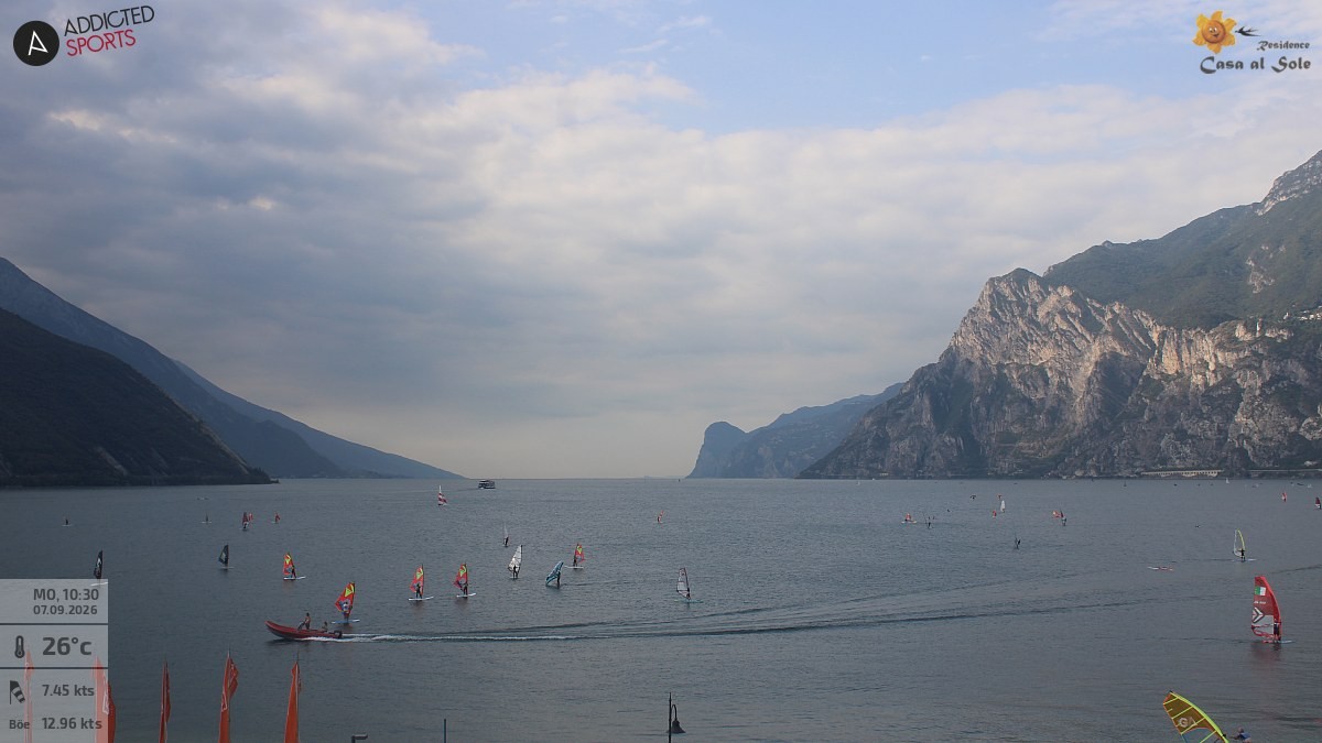 Archiv Foto Webcam Gardasee - Torbole