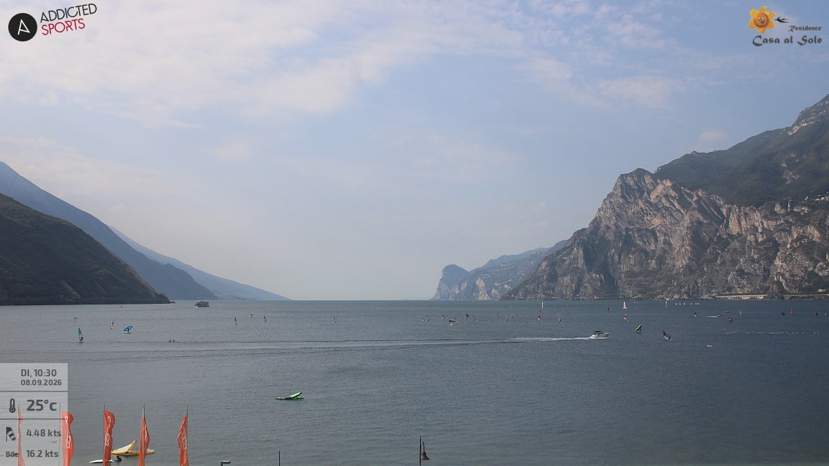 Archiv Foto Webcam Gardasee - Torbole