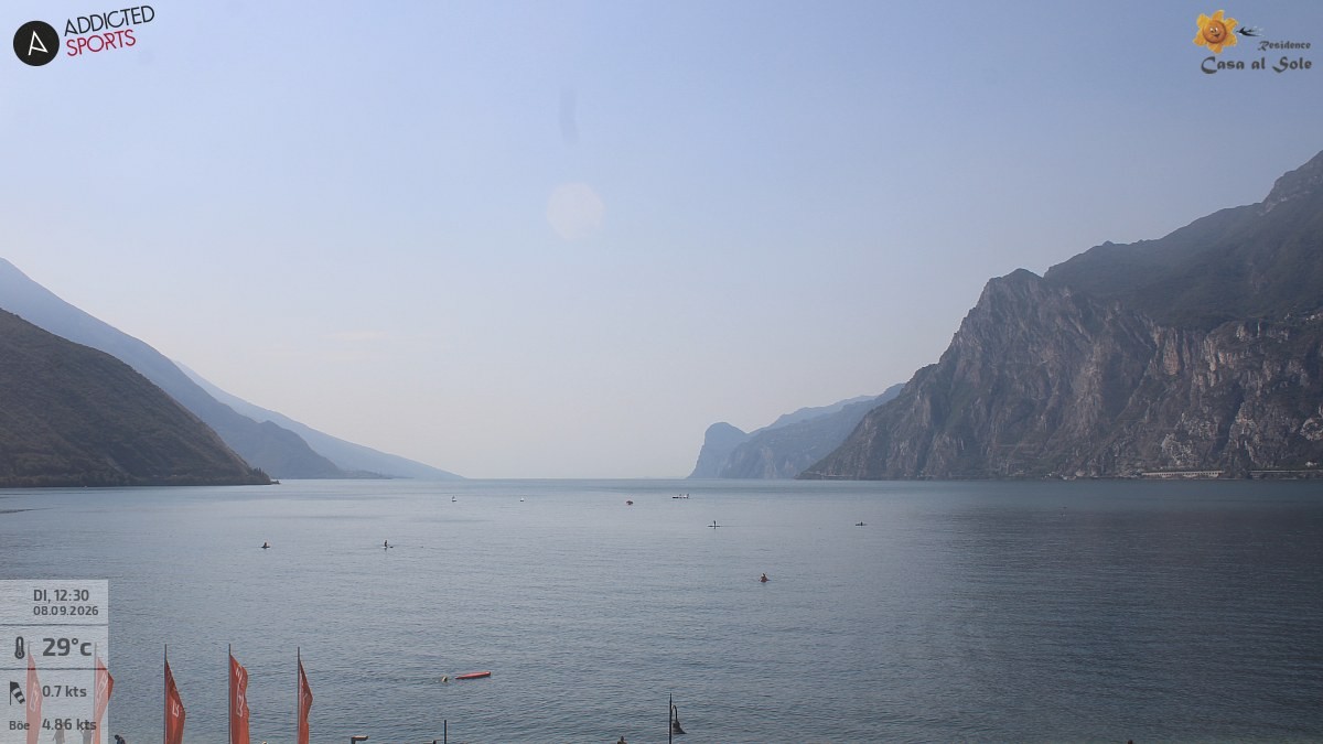 Archiv Foto Webcam Gardasee - Torbole