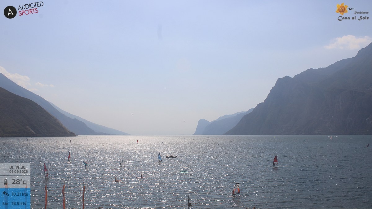 Archiv Foto Webcam Gardasee - Torbole