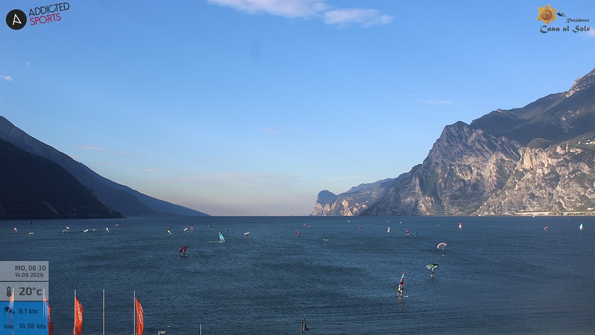 Archiv Foto Webcam Gardasee - Torbole