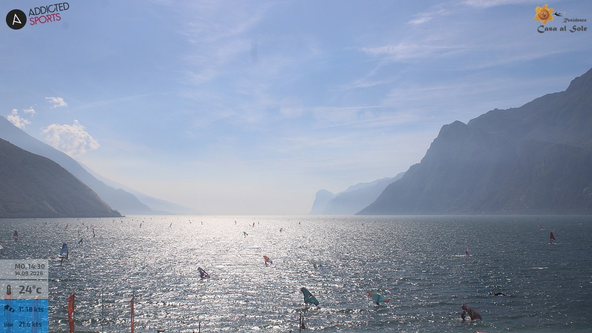 Archived image Webcam Lake Garda: Torbole