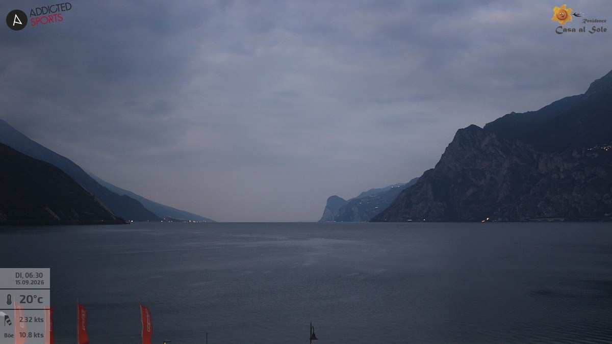 Archived image Webcam Lake Garda: Torbole