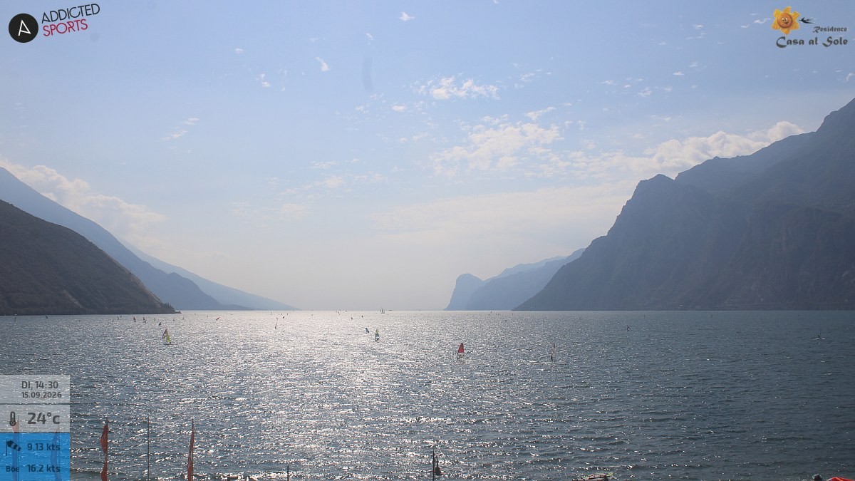 Archived image Webcam Lake Garda: Torbole