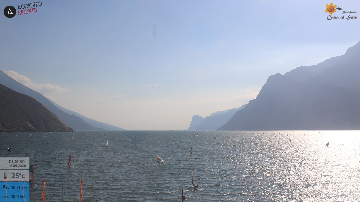 Archived image Webcam Lake Garda: Torbole