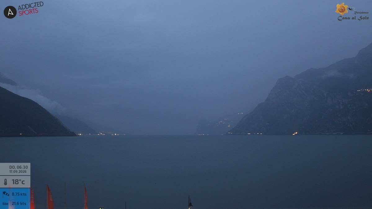 Archiv Foto Webcam Gardasee - Torbole