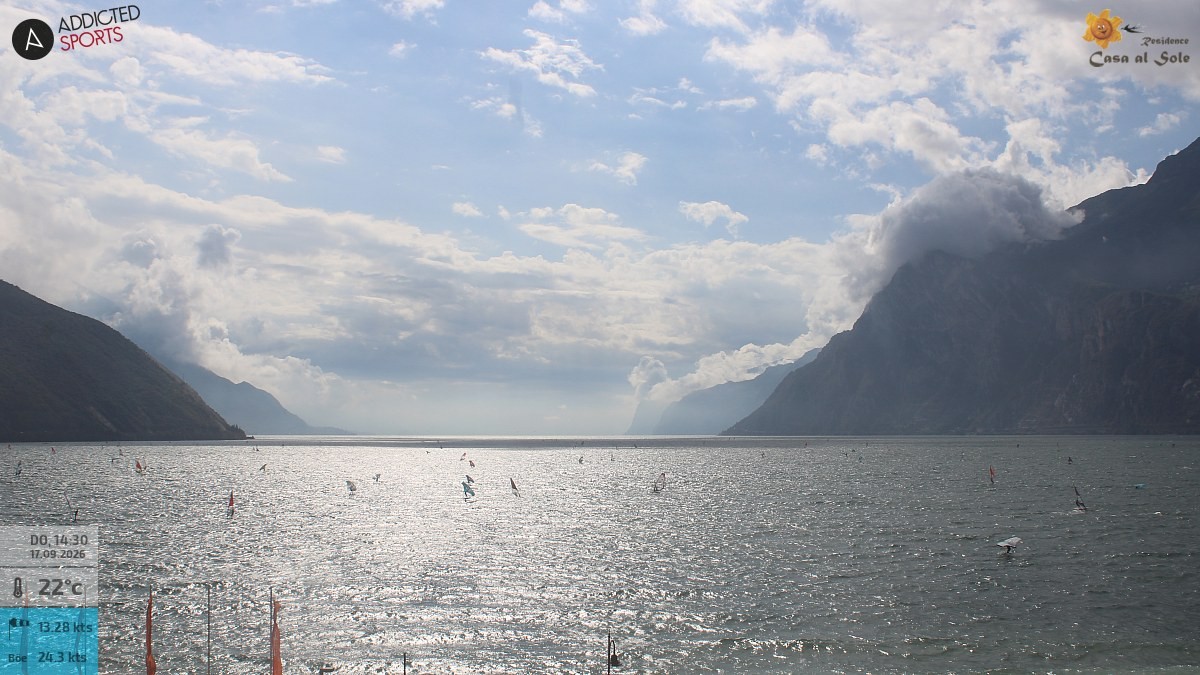 Archiv Foto Webcam Gardasee - Torbole