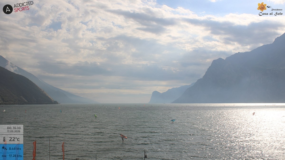 Archiv Foto Webcam Gardasee - Torbole