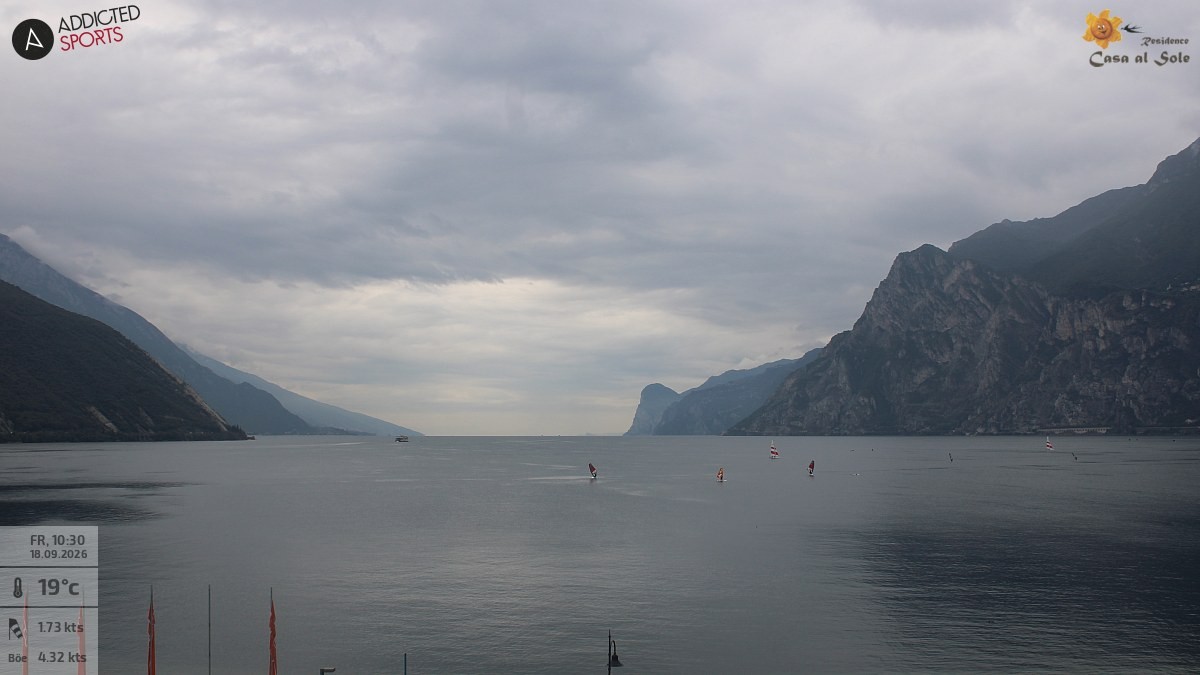 Archiv Foto Webcam Gardasee - Torbole