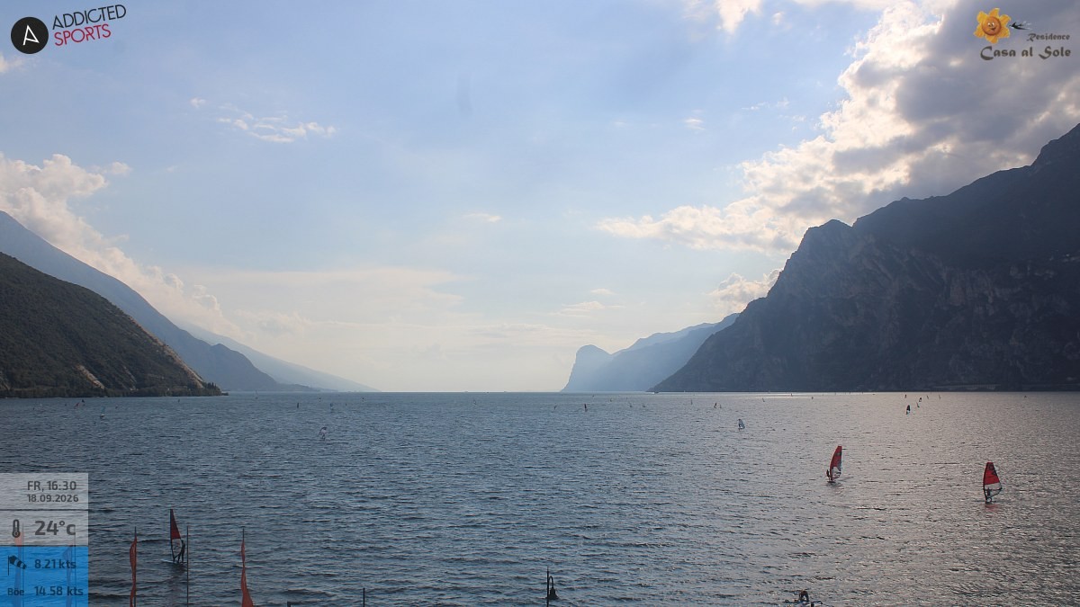 Archiv Foto Webcam Gardasee - Torbole