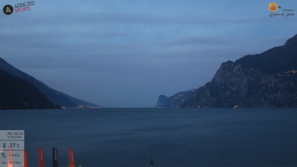 Archiv Foto Webcam Gardasee - Torbole