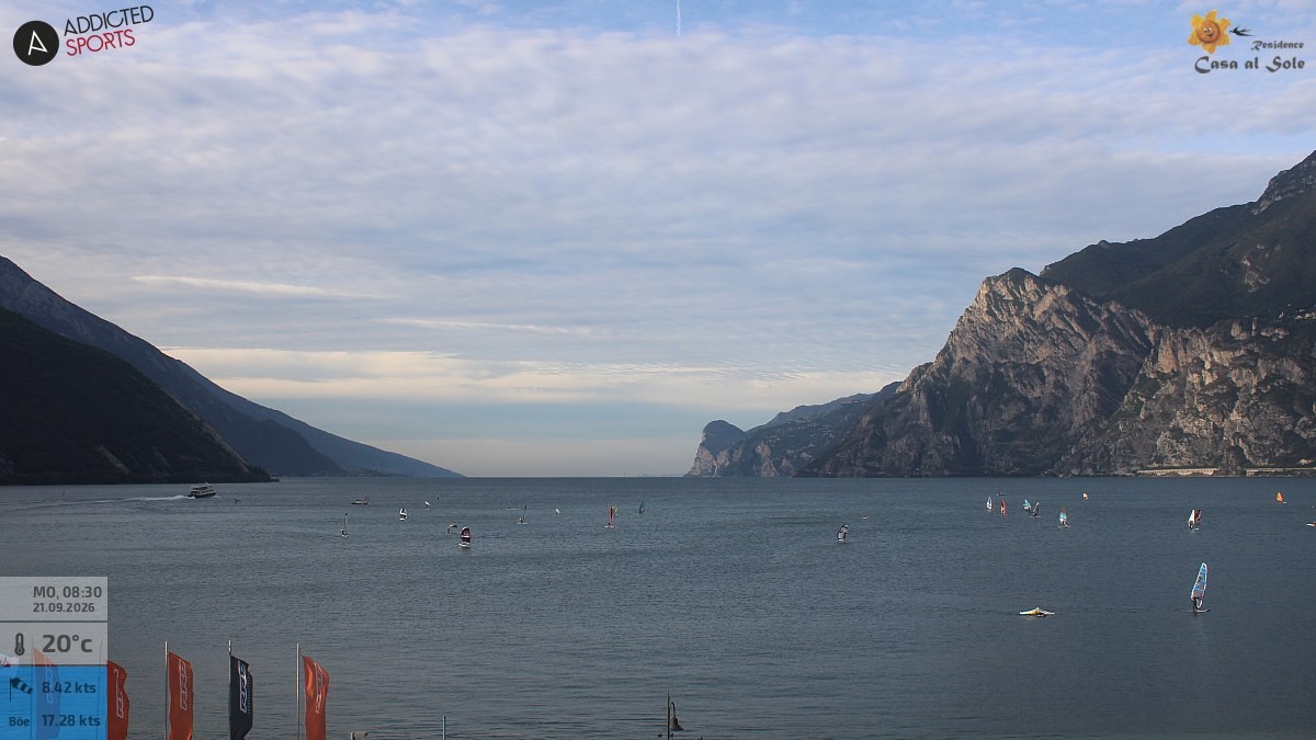 Archiv Foto Webcam Gardasee - Torbole