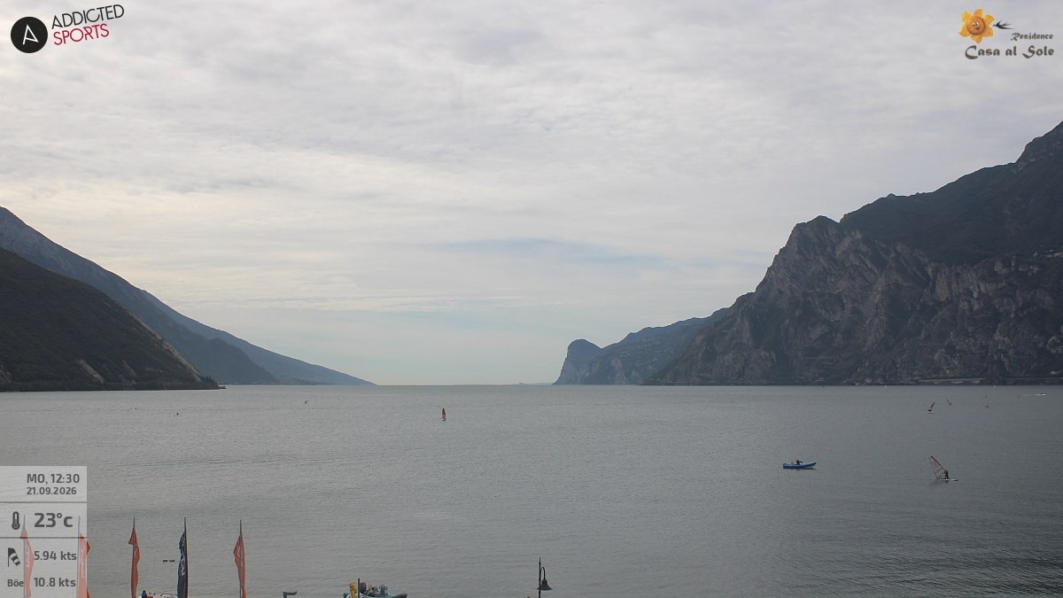 Archiv Foto Webcam Gardasee - Torbole