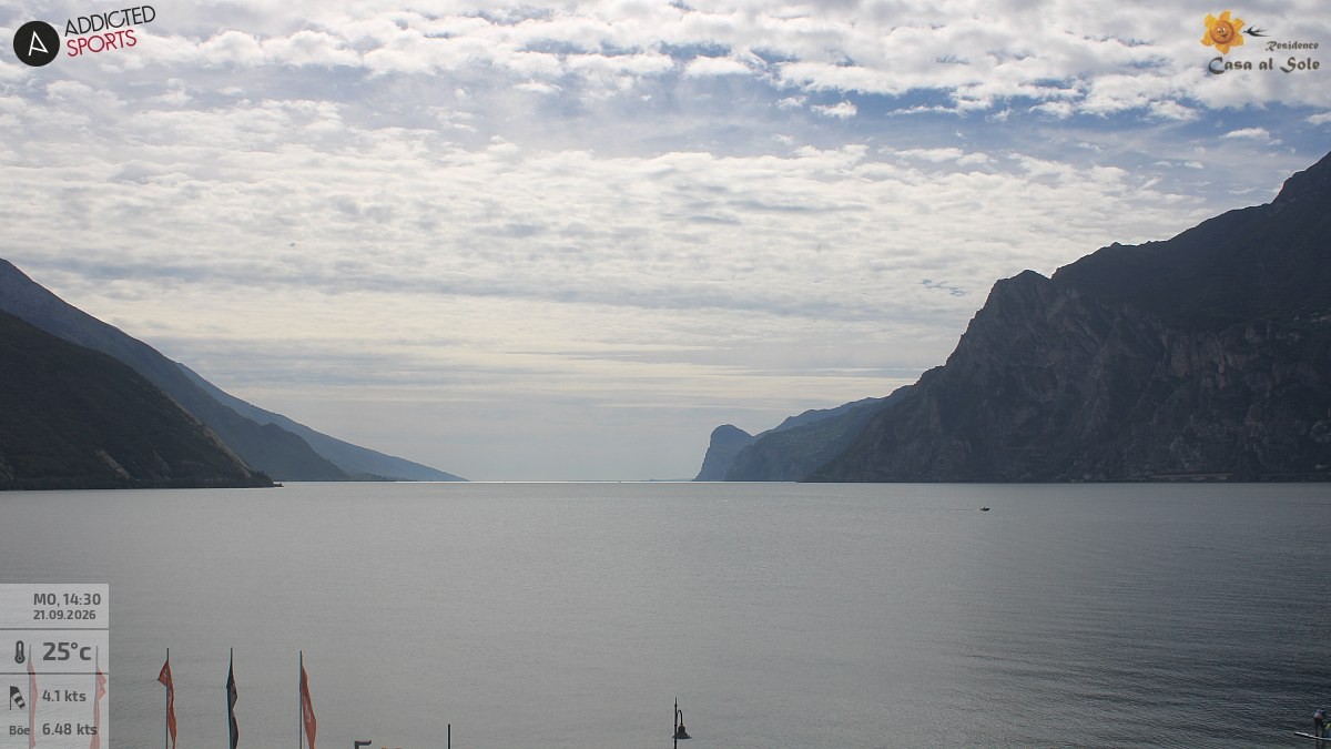Archiv Foto Webcam Gardasee - Torbole