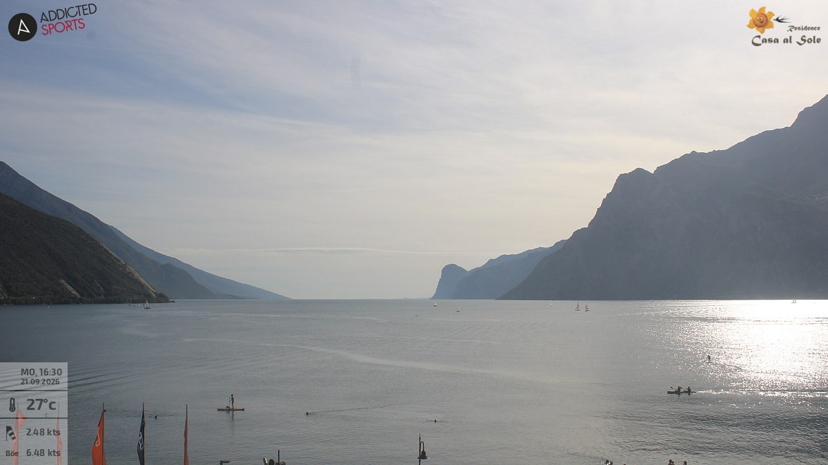 Archiv Foto Webcam Gardasee - Torbole
