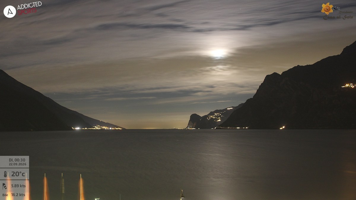 Archiv Foto Webcam Gardasee - Torbole