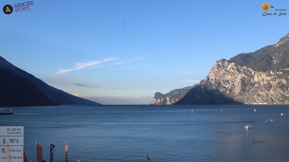 Archiv Foto Webcam Gardasee - Torbole