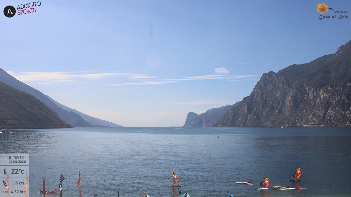 Archiv Foto Webcam Gardasee - Torbole
