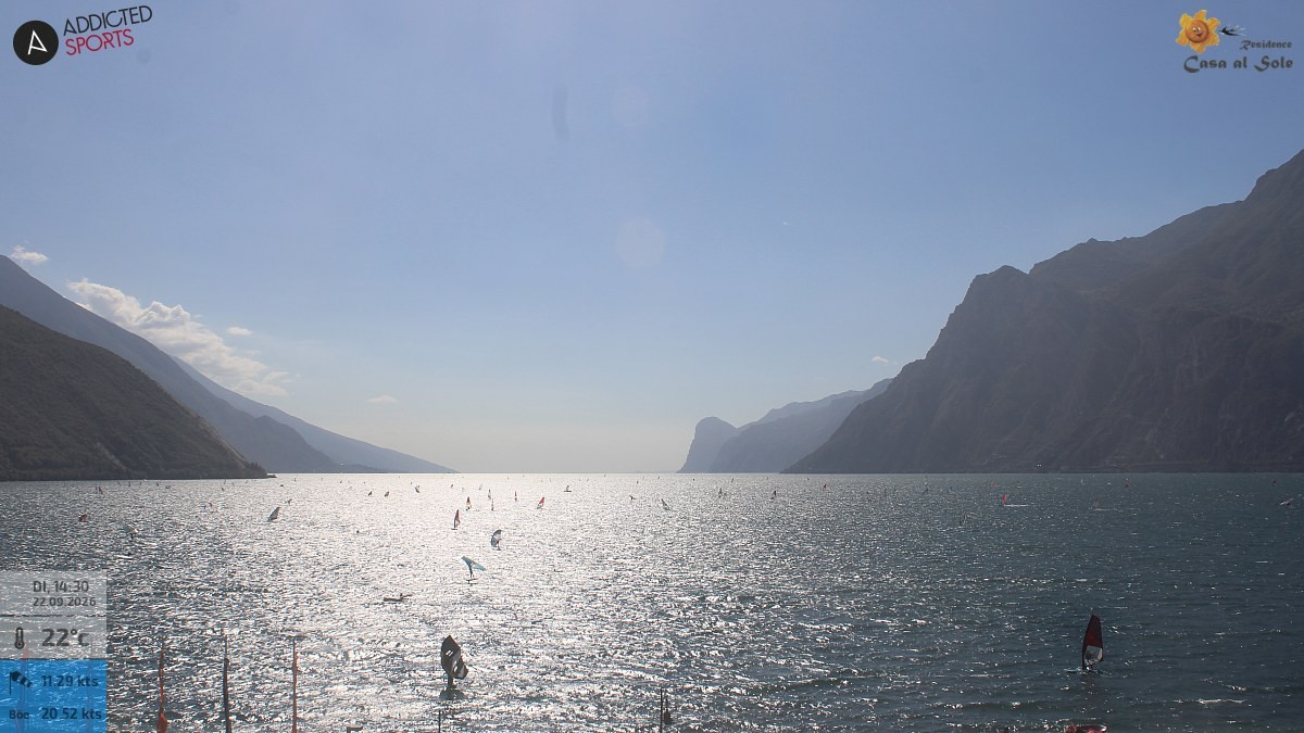 Archiv Foto Webcam Gardasee - Torbole