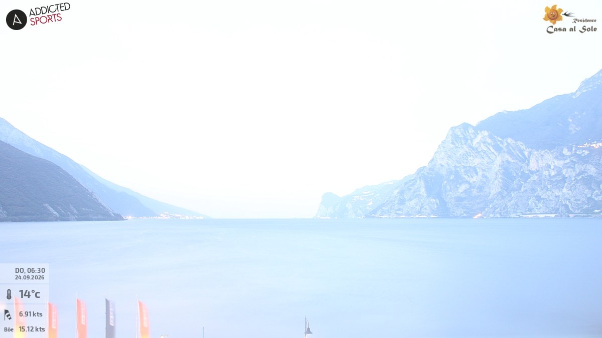 Archiv Foto Webcam Gardasee - Torbole
