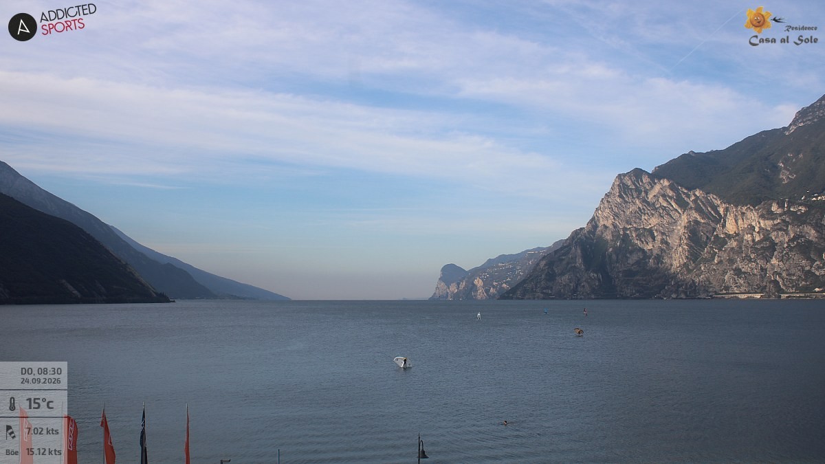 Archiv Foto Webcam Gardasee - Torbole