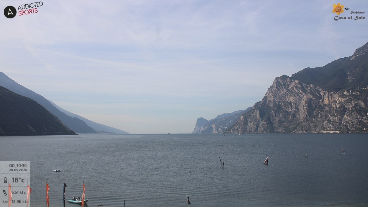 Archiv Foto Webcam Gardasee - Torbole