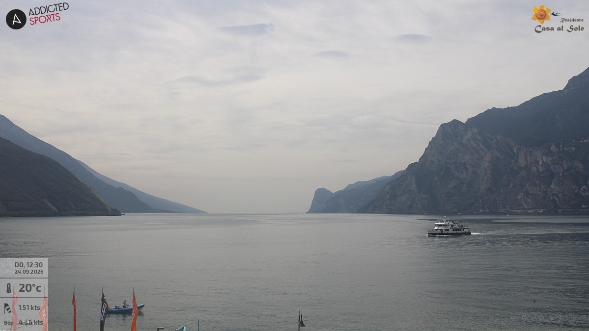 Archiv Foto Webcam Gardasee - Torbole
