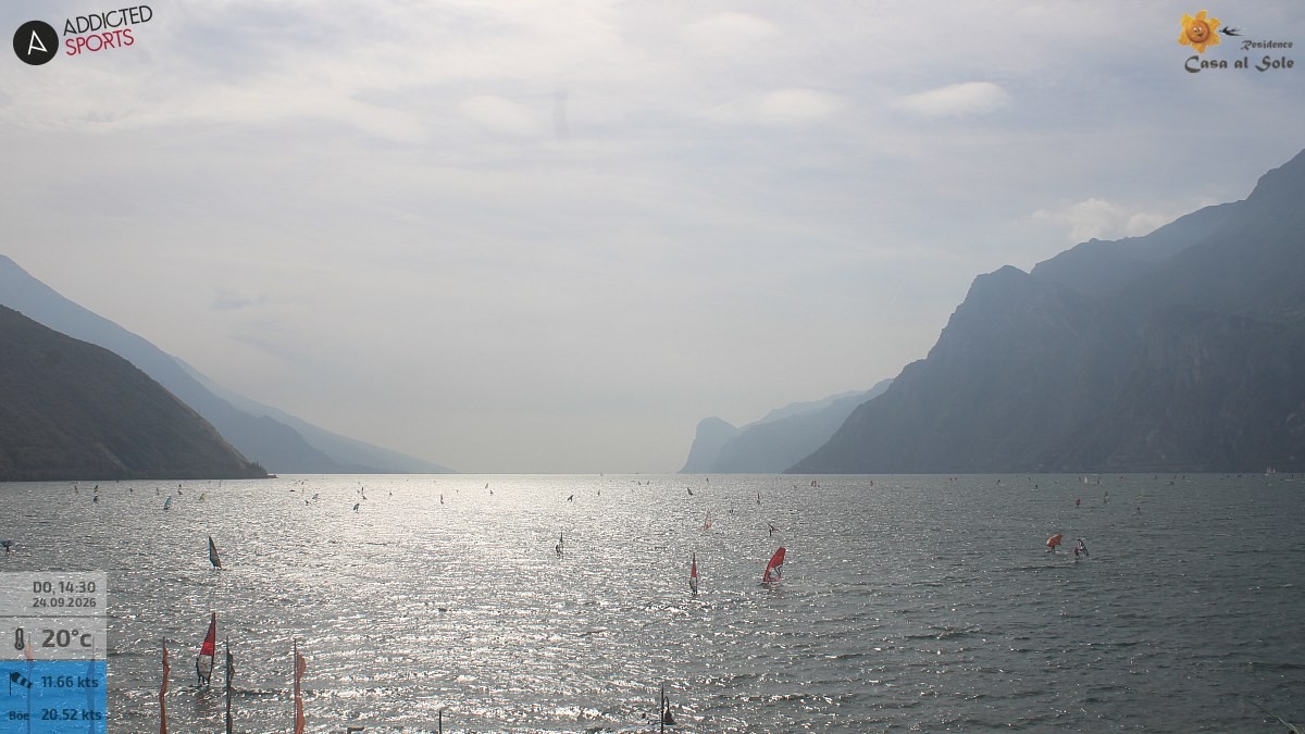 Archiv Foto Webcam Gardasee - Torbole