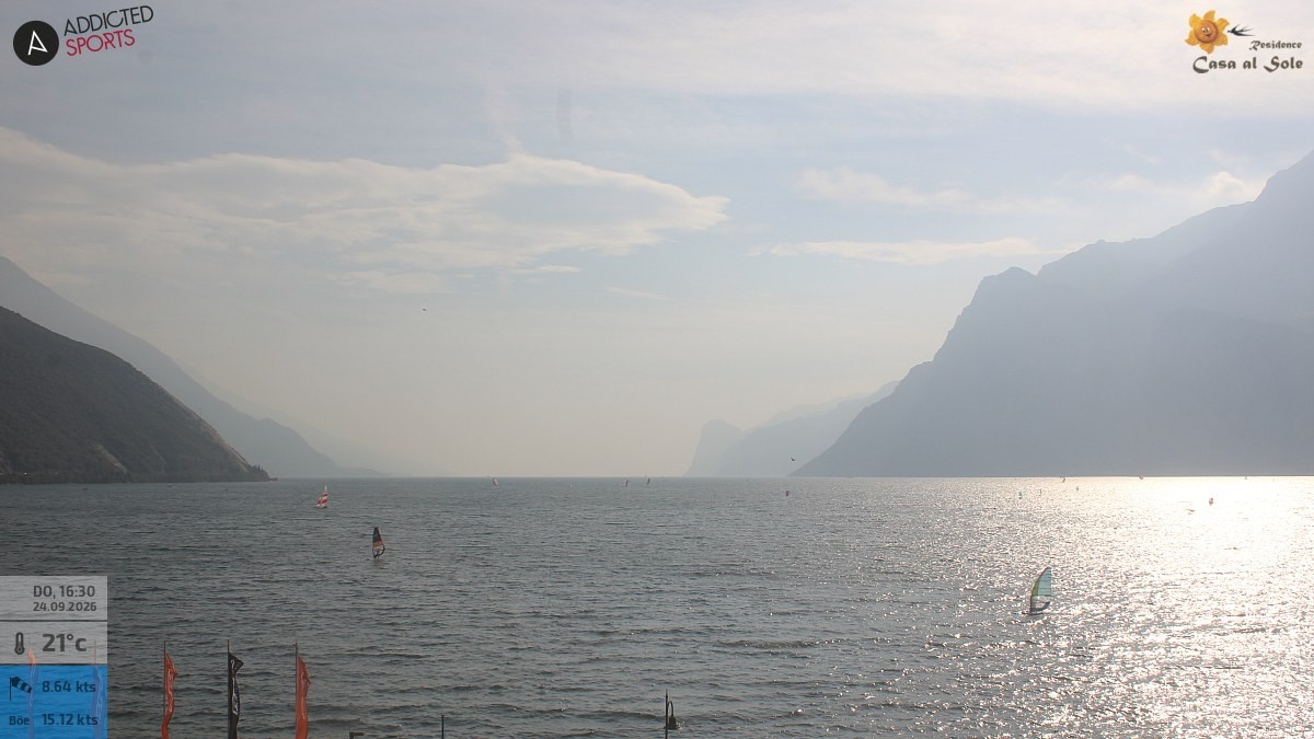 Archiv Foto Webcam Gardasee - Torbole