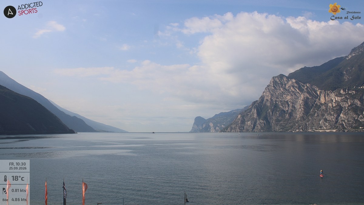 Archiv Foto Webcam Gardasee - Torbole
