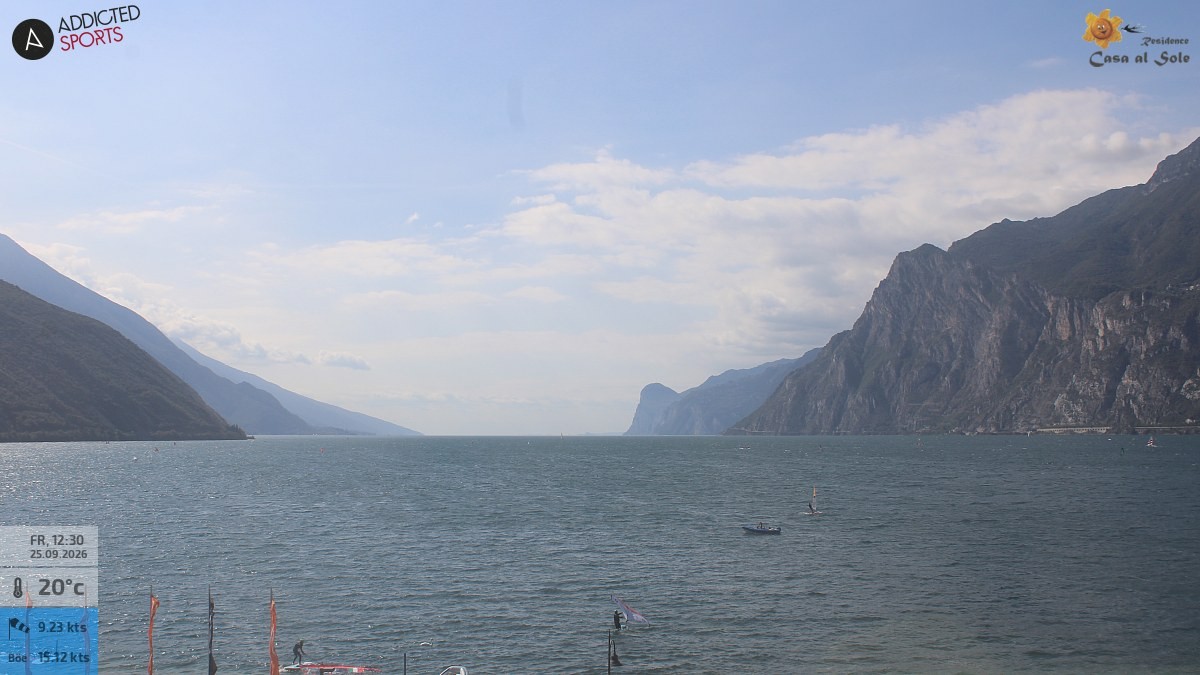 Archived image Webcam Lake Garda: Torbole