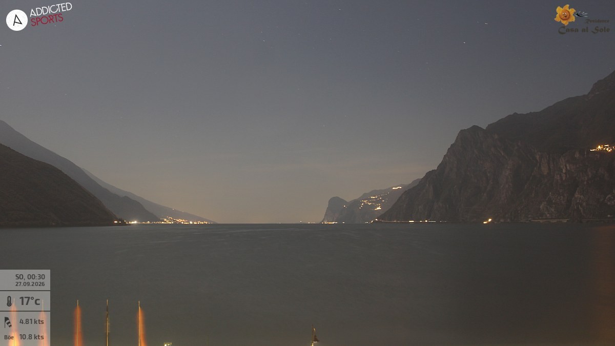 Archiv Foto Webcam Gardasee - Torbole