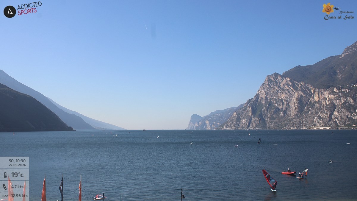 Archiv Foto Webcam Gardasee - Torbole