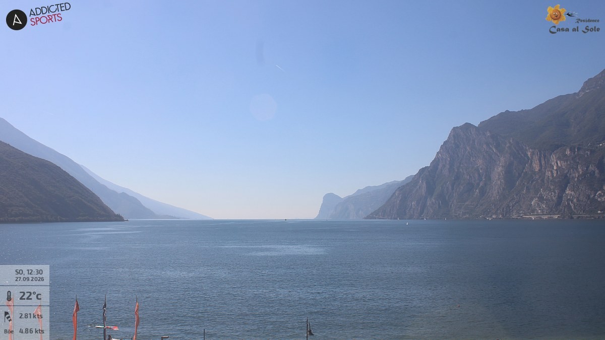 Archiv Foto Webcam Gardasee - Torbole