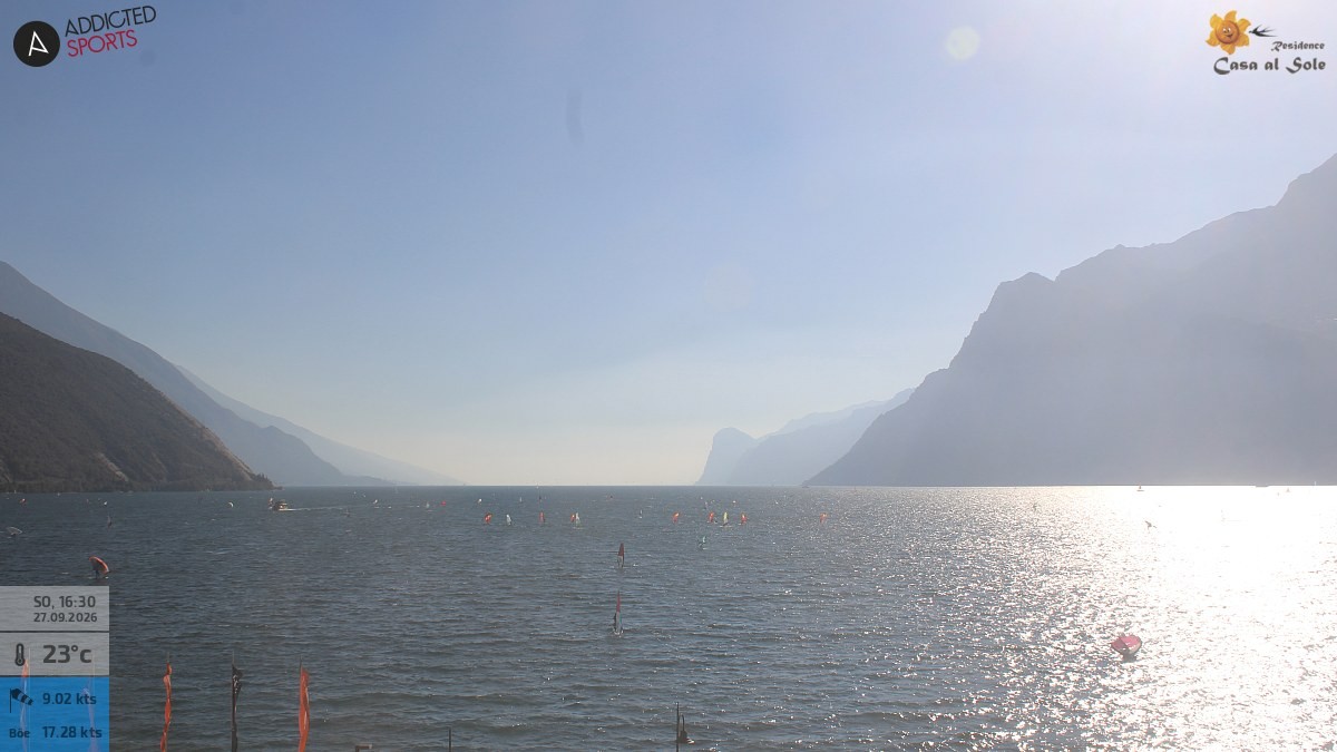 Archiv Foto Webcam Gardasee - Torbole
