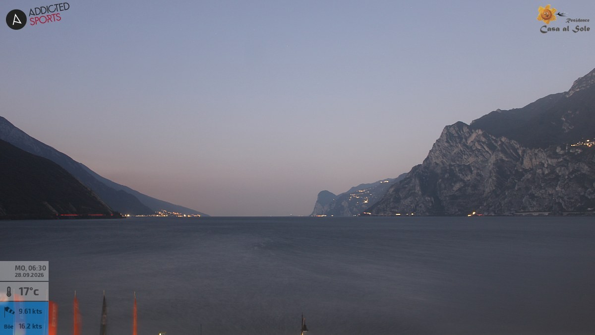 Archived image Webcam Lake Garda: Torbole