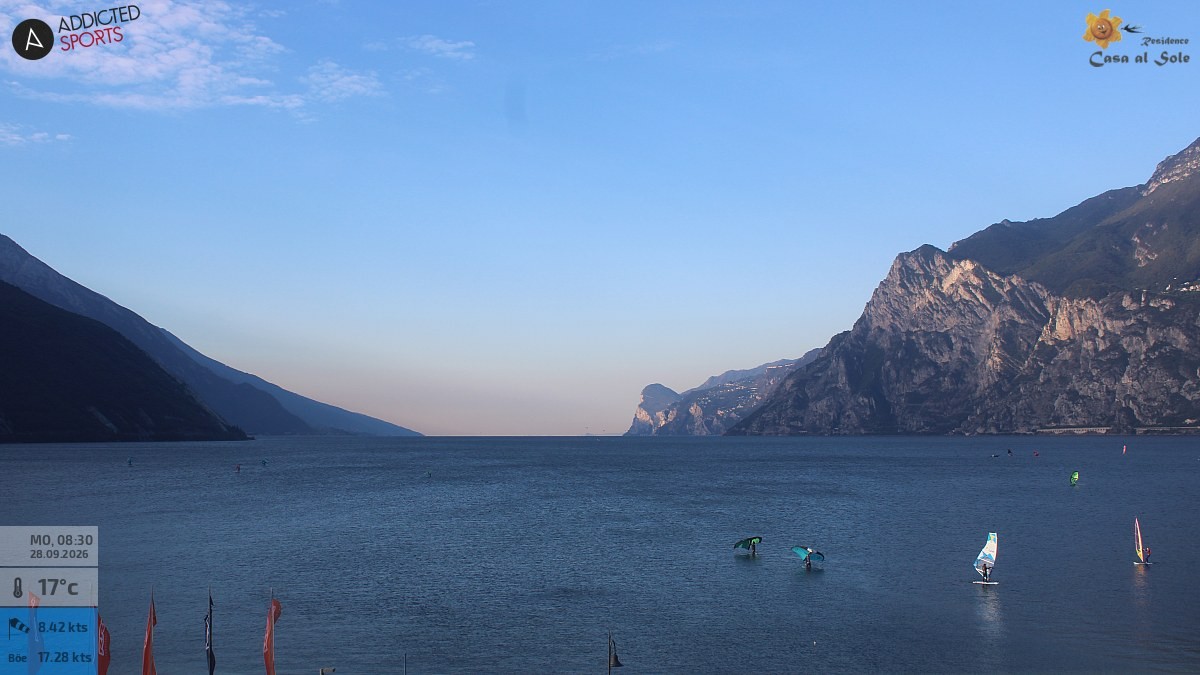 Archived image Webcam Lake Garda: Torbole