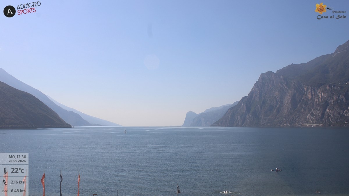 Archived image Webcam Lake Garda: Torbole