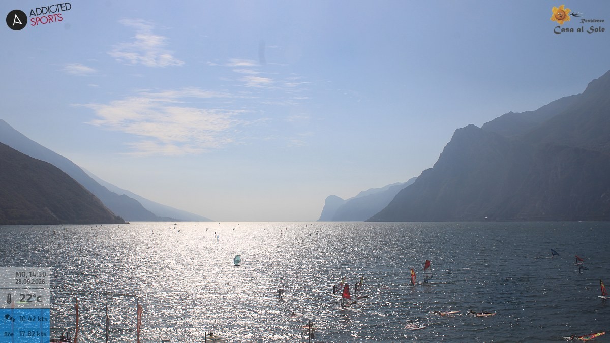 Archived image Webcam Lake Garda: Torbole