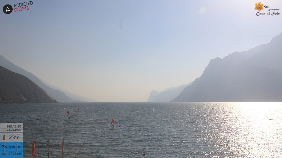 Archived image Webcam Lake Garda: Torbole