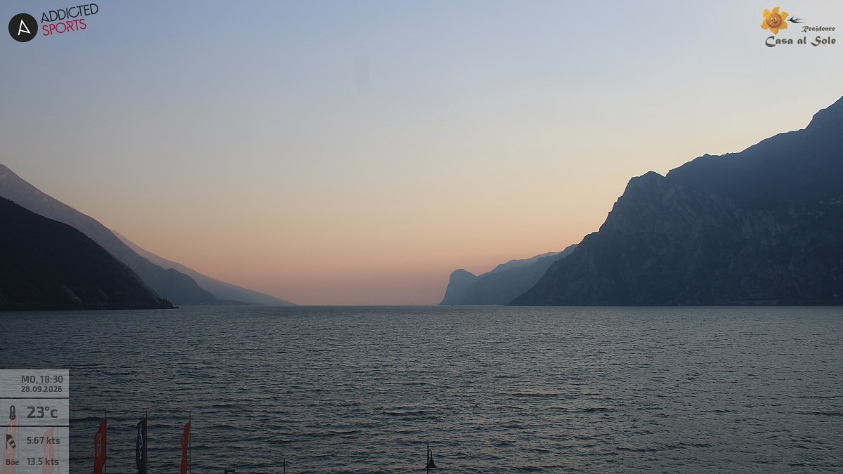 Archived image Webcam Lake Garda: Torbole