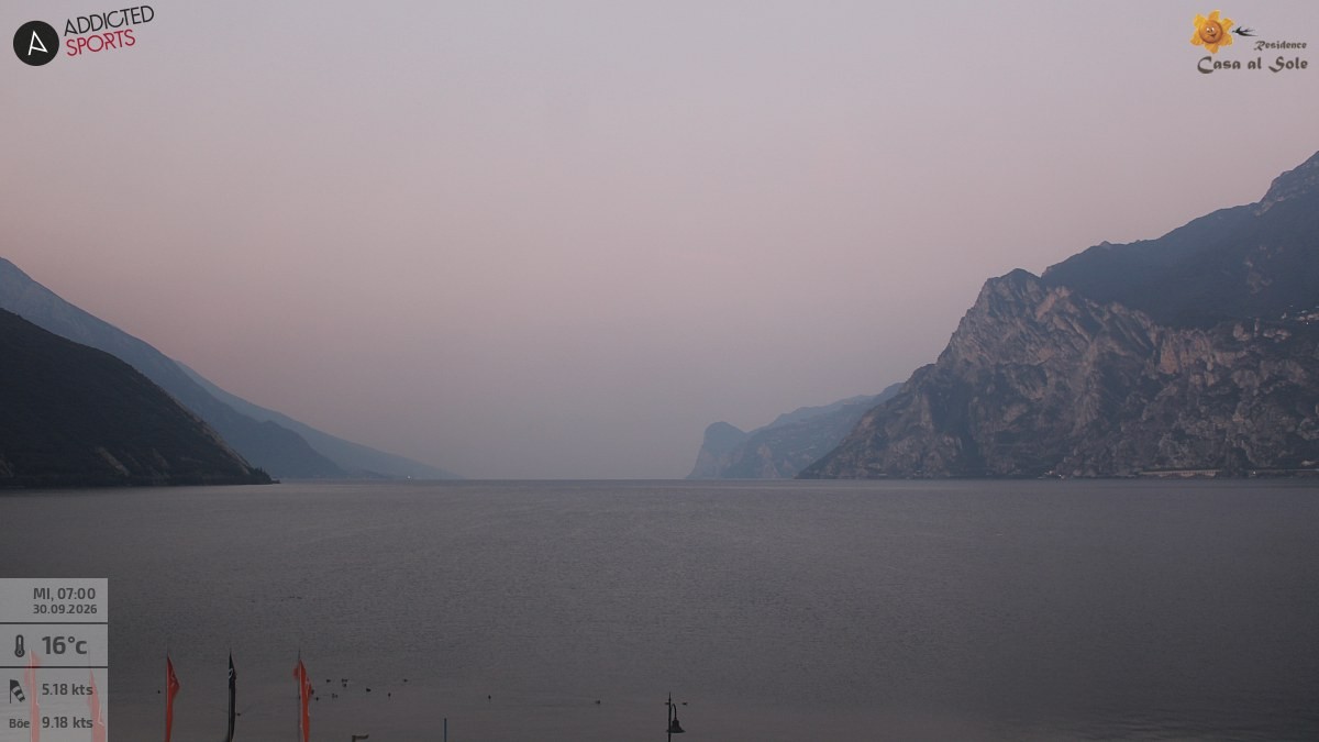 Archived image Webcam Lake Garda: Torbole