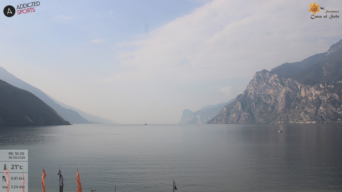 Archiv Foto Webcam Gardasee - Torbole