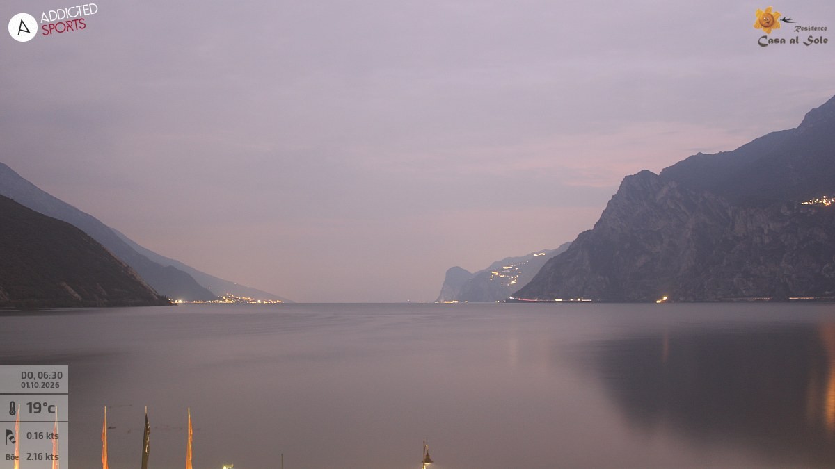 Archiv Foto Webcam Gardasee - Torbole