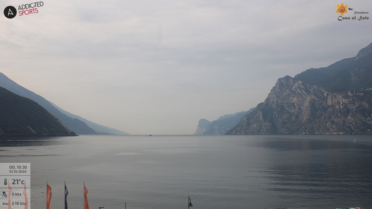 Archiv Foto Webcam Gardasee - Torbole