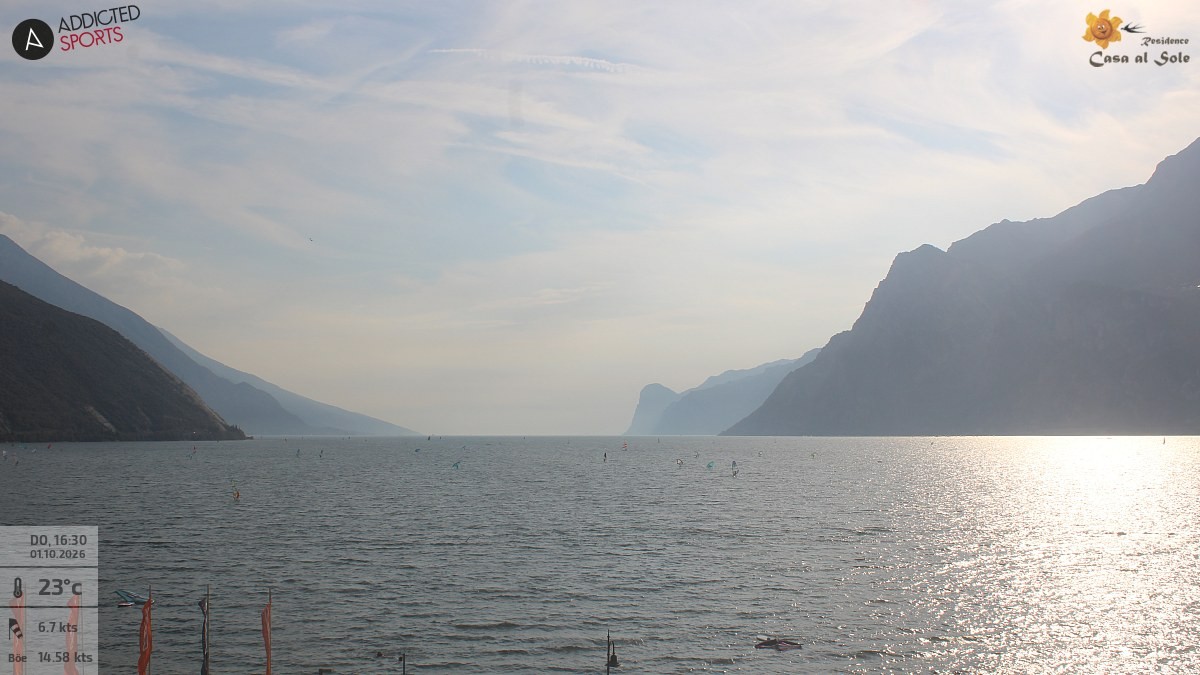 Archiv Foto Webcam Gardasee - Torbole