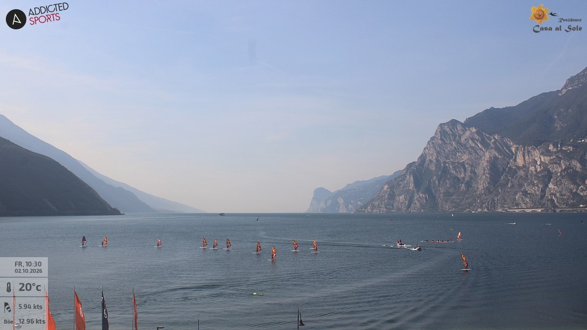 Archiv Foto Webcam Gardasee - Torbole