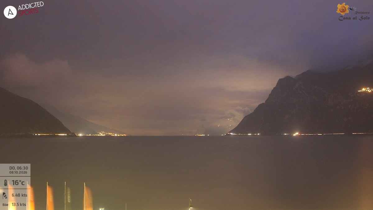 Archiv Foto Webcam Gardasee - Torbole
