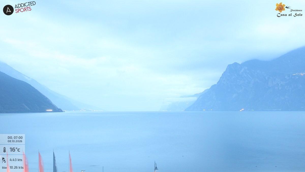 Archiv Foto Webcam Gardasee - Torbole