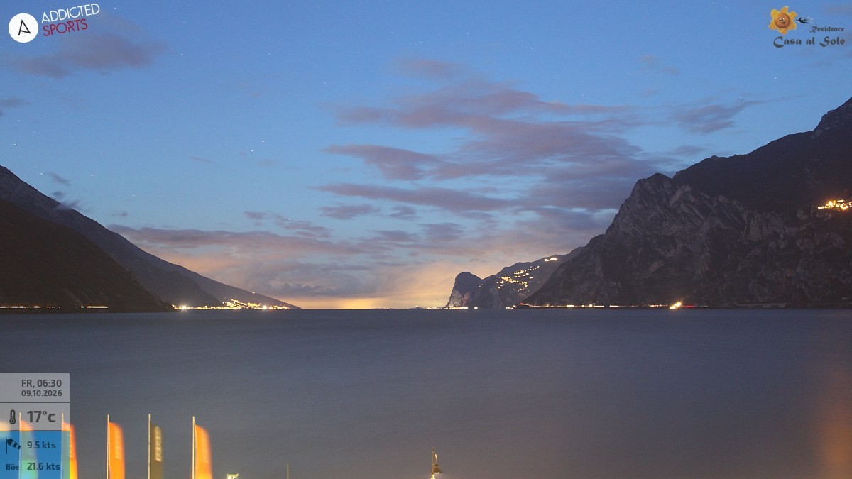 Archiv Foto Webcam Gardasee - Torbole